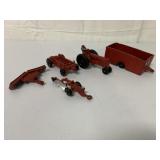 (5) Graham Bradley/M-M Auburn Rubber Toys