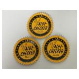 3 John Deere Value Checked Stickers