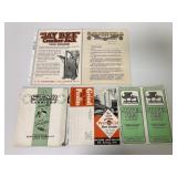 5 Vintage Farm Equip Brochures-Letz/Jay-Bee