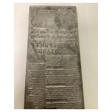 McCormick-Deering Printer Plate Advertisement