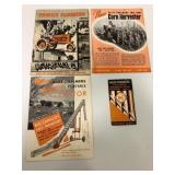 (4) Vintage Allis-Chalmers Brochures