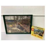 Heading Home Caterpillar Jigsaw Puzzle & Box