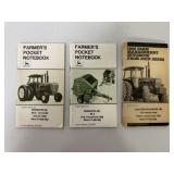 3 John Deere Pocket Ledgers 1977, 1978, & 1983