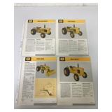 (4) John Deere 300/400 Brochures