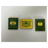 3 John Deere Matchbooks