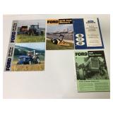 (6) Ford Brochures/Manuals-Tractors/Cutters