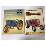 (2) Contemporary M-M/Cockshutt Metal Signs