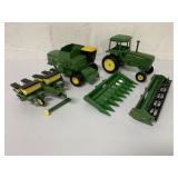 (5) 1/16 John Deere toys-Tractor/Combine other