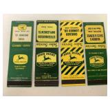 (4) John Deere Quality Farm Equip. Matchbooks