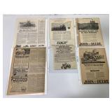 6 Vintage John Deere Advertisements