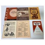 (6) Vintage Water/Pump/Candy/Keys Catalogs