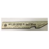 IH Farmall Fasthitch Neffs Farm Equip Ruler