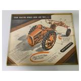 Framed Allis-Chalmers Tractor Ad
