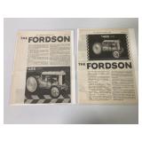 (2) Fordson Saturday Evening Post Ads