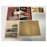 (5) Massey-Harris Brochures/ads/Envelope