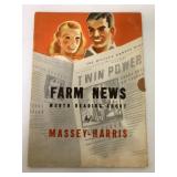 Massey-Harris Farm News Brochure