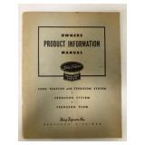 Ford Tractor Owners Product Information Manual