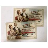 2 Wiard Plow Company Trade Cards