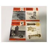 (4) Cockshutt Brochures-250/412/Harrows/Mills