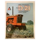 AC D-21 Turbocharged Diesel Tractor Brochure