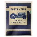 1943 Ford Moto-Tug Parts Price List