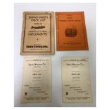 (4) Swab Wagon/Farm Tools/Thomas Grain pcs