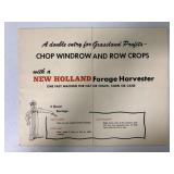 New Holland Forage Harvester Tri-Fold Brochure