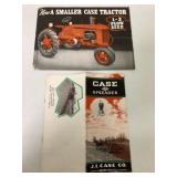 (2) Case Brochures-Spreader/1-2 Plow Size