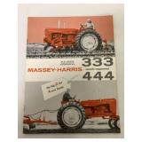 Massey-Harris 333 444 Tractor Brochure