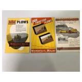 3 Minneapolis-Moline Brochures-Plows/Spreader