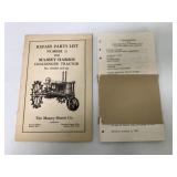 (2) Massey-Harris Price Guide/Parts List No.31