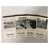 4 Caterpillar 1949 Pocket Calenders