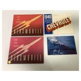 (4) Car Brochures-Chrysler/Chevy/Oldsmobile