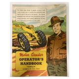 CAT Motor Grader Ops. Handbook Comic-Style