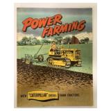 CAT Diesel Tractors "Power Farming" Brochure