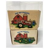 2 1/16 Ertl Toy Farmer Ford & John Deere Tractors