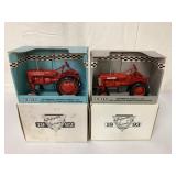 (2) 1/16 Ertl Farmall AV & 130 Tractors