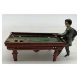 tin penny toy pool player