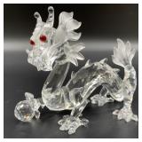 1997 Swarovski The Dragon 4" X 6"