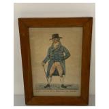 Squire Hall by Robert Dighton Etching