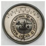 Marquette National Fire Ins. Co. thermometer
