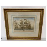 Framed The Royal George Print Thomas Baston