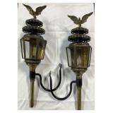 pair of carriage lamps