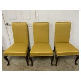 (3) Vintage Reupholstered Side Chairs