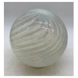 opalescent swirl glass lamp globe