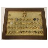 Army/Navy w/ 48 State Seal buttons collection