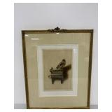 W.G. Blackall Goldfinch Framed Mezzotint