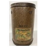 Fulton, Mehring & Hauser Pepper Fibre Pail