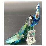 2013 Swarovski Peacock 2" X 3"