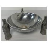 Bronhoff Mfg. Coca-Cola Aluminum Pretzel Bowl